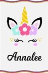 Sofia Taylor - Annalee: Personal Notebook Personal Diary Unicorn Notebook Writing Journal Personalized Notebook Custom Notebook Unicorn Gift U