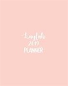Pk Planners - Laylah 2019 Planner: Calendar with Daily Task Checklist, Organizer, Journal Notebook and Initial Name on Plain Color Cover (Jan Through Dec