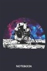 Paperpat - Notebook: Apollo 11 Moon Lunar Landing Spaceflight Classic Journal Notebook with 110 Pages for Notes, Lists, Musings and More