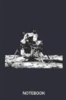 Paperpat - Notebook: Apollo 11 Moon Lunar Landing Spaceflight Classic Journal Notebook with 110 Pages for Notes, Lists, Musings and More