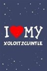 Flippin Sweet Books - I Love My Xoloitzcuintle Dog Breed Journal Notebook: Blank Lined Ruled for Writing 6x9 110 Pages