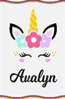 Sofia Taylor - Avalyn: Personal Notebook Personal Diary Unicorn Notebook Writing Journal Personalized Notebook Custom Notebook Unicorn Gift U