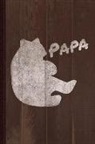 Flippin Sweet Books - Papa Bear Vintage Journal Notebook: Blank Lined Ruled for Writing 6x9 110 Pages