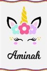 Sofia Taylor - Aminah: Personal Notebook Personal Diary Unicorn Notebook Writing Journal Personalized Notebook Custom Notebook Unicorn Gift U