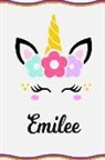 Sofia Taylor - Emilee: Personal Notebook Personal Diary Unicorn Notebook Writing Journal Personalized Notebook Custom Notebook Unicorn Gift U