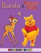 Angela Westfild - Bambi and Winnie the Pooh Coloring Book: 2 in 1 Coloring Book for Kids and Adults, Activity Book, Great Starter Book for Children with Fun, Easy, and