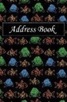 Shamrock Logbook - Address Book: Alphabetical Index with Fish and Turtle Seamless Pattern Cover
