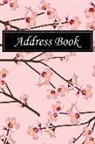 Shamrock Logbook - Address Book: Alphabetical Index with Flower Blossom Seamless on Pink Cover