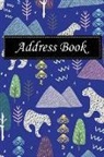 Shamrock Logbook - Address Book: Alphabetical Index with Funny Christmas Pattern with Polar Beer and Winter Forest Cover