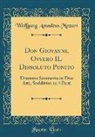 Wolfgang Amadeus Mozart - Don Giovanni, Ovvero IL Dissoluto Punito