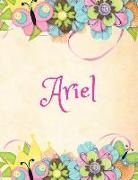 Jane April - Ariel: Personalized Name Journal Composition Notebook