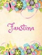 Jane April - Faustina: Personalized Name Journal Composition Notebook