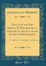 Samuel Gover Winchester - Speech of the Rev. Samuel G. Winchester, in Defense of the Act of the Synod of Philadelphia