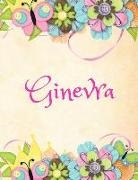 Jane April - Ginevra: Personalized Name Journal Composition Notebook