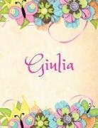 Jane April - Giulia: Personalized Name Journal Composition Notebook