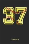 Sporty Girl - 37 Notebook: Softball Player Jersey Number 37 Sports Blank Notebook Journal Diary for Quotes and Notes - 110 Lined Pages