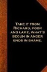 Distinctive Journals - 2019 Weekly Planner Ben Franklin Quote Anger Shame Vintage Style: 2019 Planners Calendars Organizers Datebooks Appointment Books Agendas
