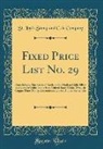 St Louis Stamp and Coin Company, St. Louis Stamp and Coin Company - Fixed Price List No. 29