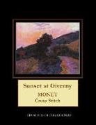 Cross Stitch Collectibles, Kathleen George - Sunset at Giverny: Monet Cross Stitch Pattern