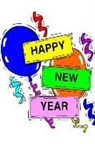 Distinctive Journals - Journal Happy New Year Celebration Balloons: (notebook, Diary, Blank Book)