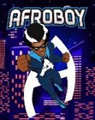 Black Nationalists Comics - Afro Boy: Black Super Hero Notebook, 8x10 College Ruled Lined Paper, 100 Pages