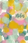 Autumn Tea Journals - Notes: Cute Watercolor Circles 6 X 9, 100 Page Dot Grid Notebook for Organizing, Journaling, Lists, and Planning