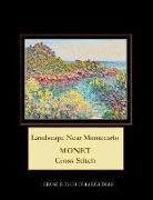 Cross Stitch Collectibles, Kathleen George - Landscape Near Montecarlo: Monet Cross Stitch Pattern