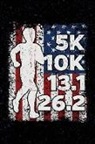 Sports Ngustudiobooks - 26.2: Mens Marathon Notebook Journal American Flag 6x9
