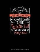 Jeryx Publishing - Though I Walk Through the Valley of the Shadow of Death I Will Fear No Evil for You Are with Me: Graph Paper Notebook - 0.25 Inch (1/4) Squares