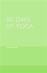 Trackerlife Books - 30 Days of Yoga: Light Green Gradient - Thirty Day Yoga Challenge A5 Notebook Pose Tracker and Exercise Log with Note Section