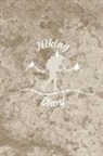 Bergsport Tagebucher - Hiking Diary: Notebook for Your Experiences I Motif: Mountain Hiking Brown I about Din A5 124 Pages