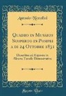 Antonio Niccolini - Quadro in Musaico Scoperto in Pompei a di 24 Ottobre 1831