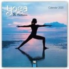 Flame Tree Publishing - Yoga & Meditation Wall Calendar 2020 (Art Calendar)
