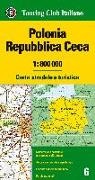 Polonia, Repubblica Ceca 1:800.000. Carta stradale e turistica