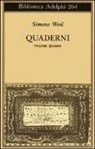 Simone Weil, G. Gaeta, Giancarlo Gaeta - Weil, S: Quaderni