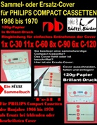 Uwe H Sültz, Uwe H. Sültz - Sammel- oder Ersatz-Cover für PHILIPS COMPACT CASSETTEN 1966 bis 1970