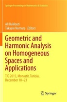 Al Baklouti, Ali Baklouti, Nomura, Nomura, Takaaki Nomura - Geometric and Harmonic Analysis on Homogeneous Spaces and Applications