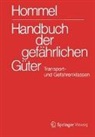 Holzhäuser, Jör Holzhäuser, Jörg Holzhäuser, Petra Holzhäuser - Handbuch der gefährlichen Güter. Transport- und Gefahrenklassen Neu