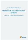 Jan ten Doornkat Koolman - Wörterbuch der ostfriesischen Sprache