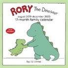 Liz Climo, Climo Liz - Rory the Dinosaur 17-month Family 2019-2020 Calendar