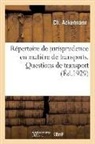 C. Ackermann, Ackermann-c - Repertoire de jurisprudence en
