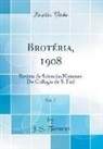 J. S. Tavares - Brotéria, 1908, Vol. 7