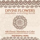 Divine Flowers Mandala Coloring Book