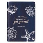 Christian Art Gifts Inc - Journals Slimline Give You Rest Blue