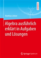 Matthias Lehner - Algebra ausführlich erklärt in Aufgaben und Lösungen