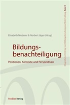 Jäger, Jäger, Norbert Jäger, Elisabet Niederer, Elisabeth Niederer - Bildungsbenachteiligung