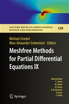 Alexander Schweitzer, Alexander Schweitzer, Michae Griebel, Michael Griebel, Marc Alexander Schweitzer - Meshfree Methods for Partial Differential Equations IX