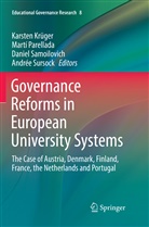 Karsten Krüger, Mart Parellada, Martí Parellada, Daniel Samoilovich, Daniel Samoilovich et al, Andrée Sursock - Governance Reforms in European University Systems