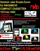 Uwe H Sültz, Uwe H. Sültz - Sammel- oder Ersatz-Cover für NAKAMICHI COMPACT CASSETTEN 1973 bis 1982