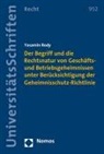 Yasamin Rody - Der Begriff und die Rechtsnatur von Geschäfts- und Betriebsgeheimnissen unter Berücksichtigung der Geheimnisschutz-Richtlinie